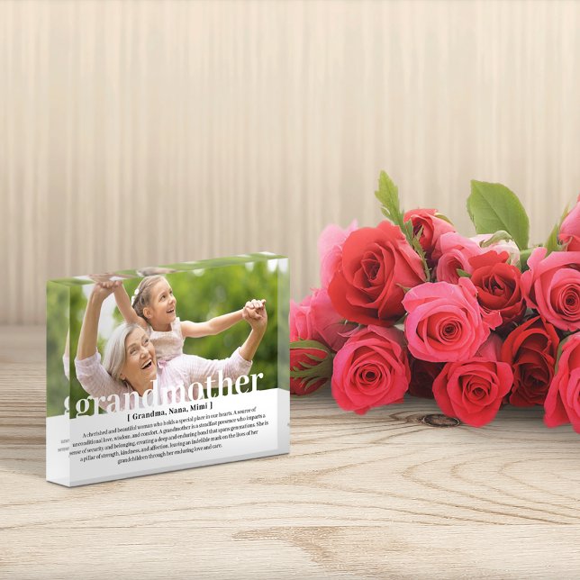 Bloque de Fotos con Cita de Abuela Personalizada M (Subido por el creador)