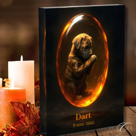 Bloque de fotos conmemorativas de perros - Tenness