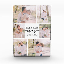Bloque de Fotos de Colaje de Fotos de Boda