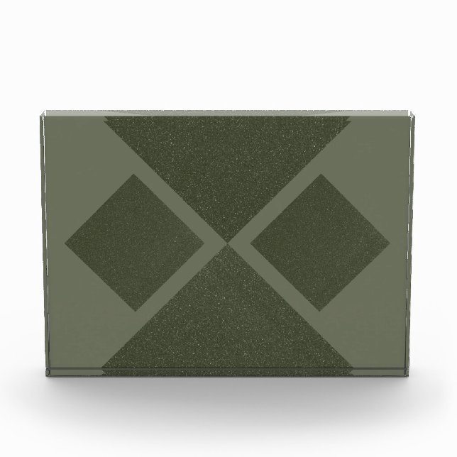 Bloque de fotos de diamantes verdes de Moss Modern (Anverso)
