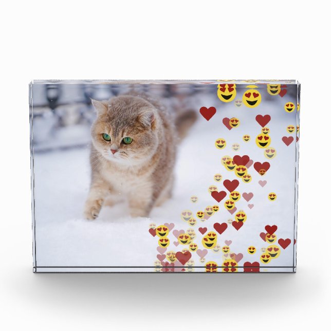 Bloque de Fotos de Emoji de Corazón (Anverso)
