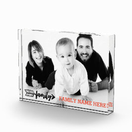 Bloque de fotos de familia