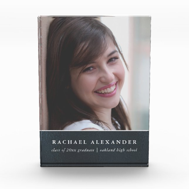 Bloque de fotos de graduación clásico (Anverso)