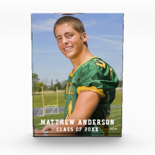 Bloque de fotos de graduación deportiva moderna