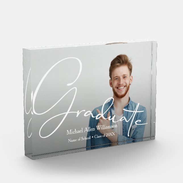 Bloque de fotos de graduados de guiones modernos (Izquierda)