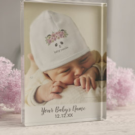 Bloque de Fotos de Guardería Personalizado para Nu