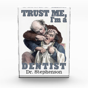 Bloque de fotos de nombre personalizado de DENTIST