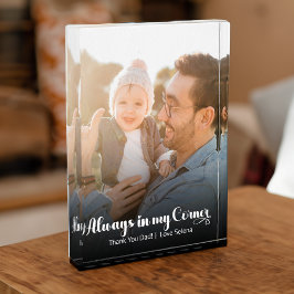 Bloque de fotos de padre personalizado