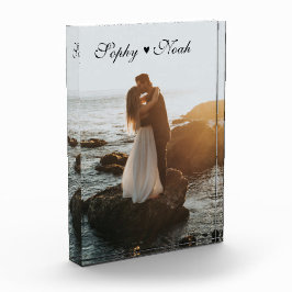 Bloque de fotos de pareja moderna