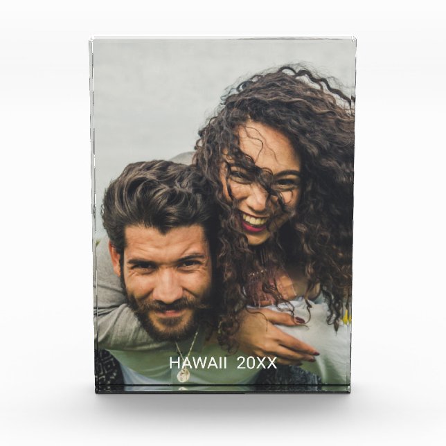 Bloque de fotos de vacaciones para parejas (Anverso)