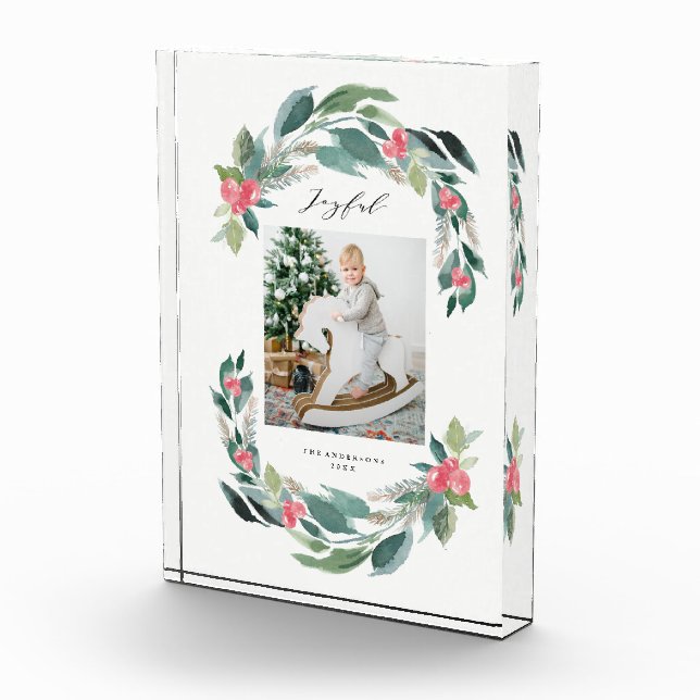 Bloque de fotos del bosque de vacaciones (Derecha)