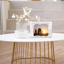 Bloque de fotos personalizado con abstracto floral