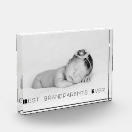 Bloque de fotos personalizado de los mejores abuel