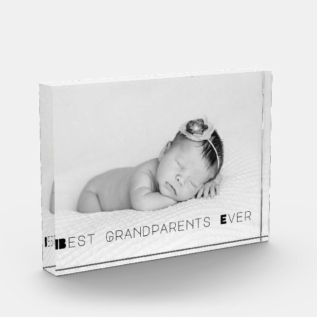 Bloque de fotos personalizado de los mejores abuel (Izquierda)