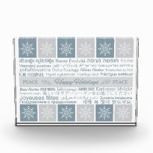 Bloque de fotos políglota de "Happy Holidays"