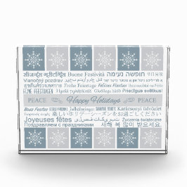 Bloque de fotos políglota de "Happy Holidays"