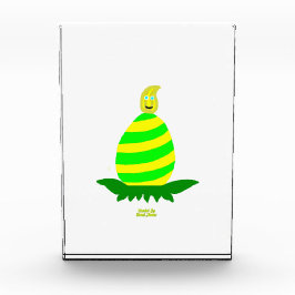 Bloque de fotos vertical de deseos de Pascua