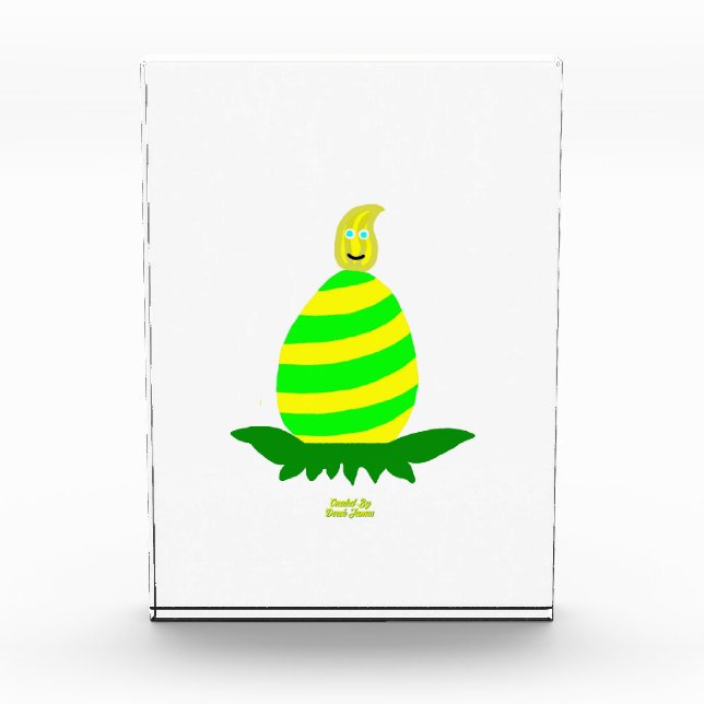 Bloque de fotos vertical de deseos de Pascua (Anverso)