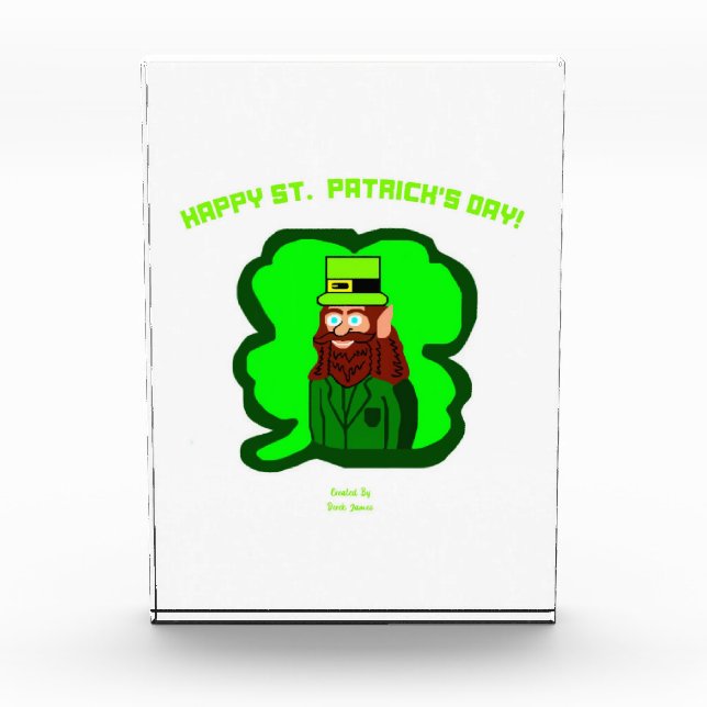 Bloque de fotos vertical de Leprechaun (Anverso)