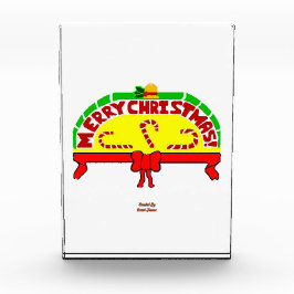 Bloque de fotos vertical de saludos de Navidad