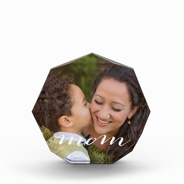 Bloque de la foto de la escritura de la mamá (Anverso)