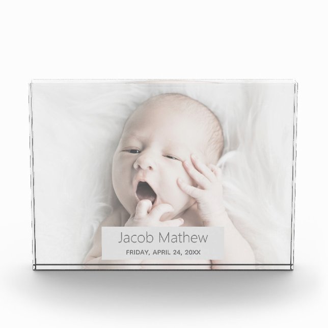 Bloque de memoria de foto bebé para personalizados (Anverso)