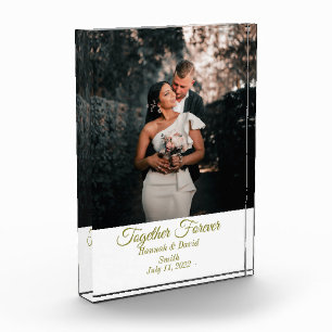 Bloque de nombres y fotos del Boda de compromiso