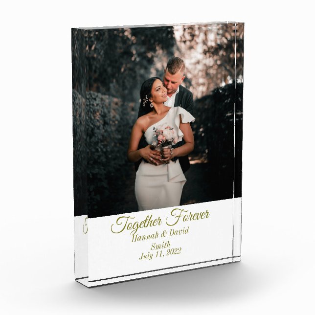 Bloque de nombres y fotos del Boda de compromiso (Izquierda)