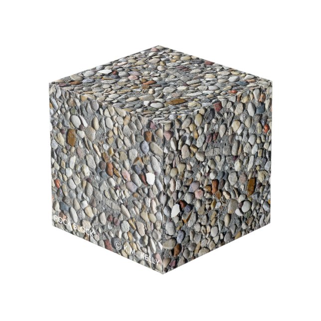BLOQUE DE ROCA - Cubo de Arte (Angulo Anverso)