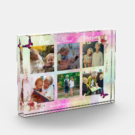 Bloque de visualización de collage de fotos de abu