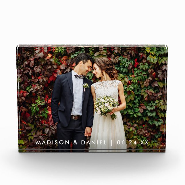 Bloque fotográfico de Bodas modernos y de novias e (Anverso)