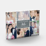 Bloque fotográfico de colección de monografías<br><div class="desc">Regalo fotográfico personalizado diseñado por Berry Berry Sweet. Visite nuestro sitio en www.berryberrysweet.com para ver artículos de papelería modernos y regalos de personalizado.</div>