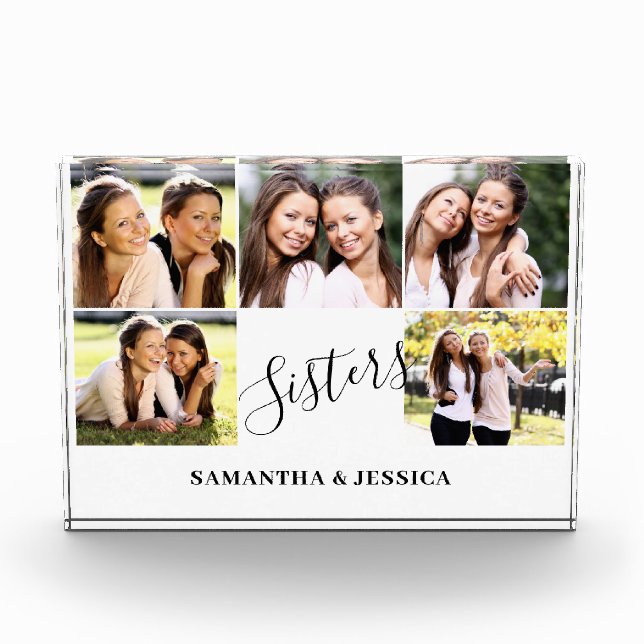 Bloque fotográfico de hermanas modernas (Anverso)