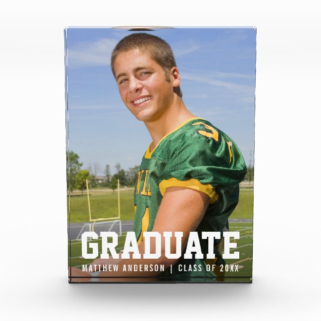 Bloque fotográfico de Invitación de graduación dep (Anverso)