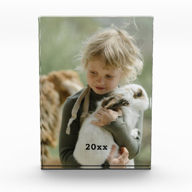 Bloque fotográfico de la familia con fecha de año (Anverso)