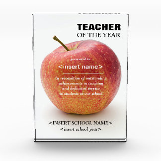Bloque fotográfico del premio al profesor del año