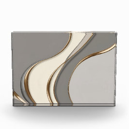 Bloque fotográfico en un gráfico abstracto elegant