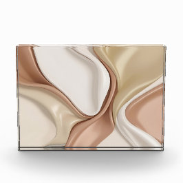 Bloque fotográfico (horizontal) en un gráfico abst