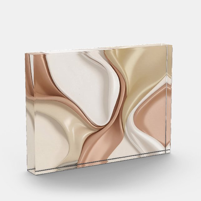 Bloque fotográfico (horizontal) en un gráfico abst (Izquierda)