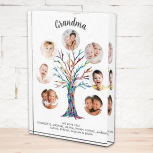 Bloque fotográfico Keepsake de la foto de la abuel