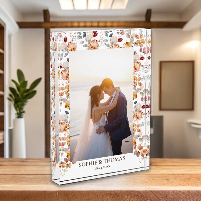 Bloque fotográfico personalizado floral (Subido por el creador)