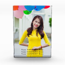 Bloque fotográfico vertical personalizado - Añadir