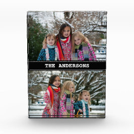 Bloque nombrado personalizado de la foto del