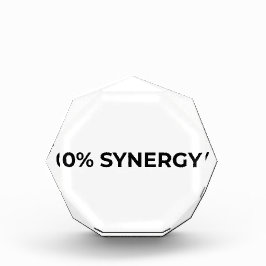 Bloque Para Fotos 0% Synergy Minimalist Acrylic Desk Block