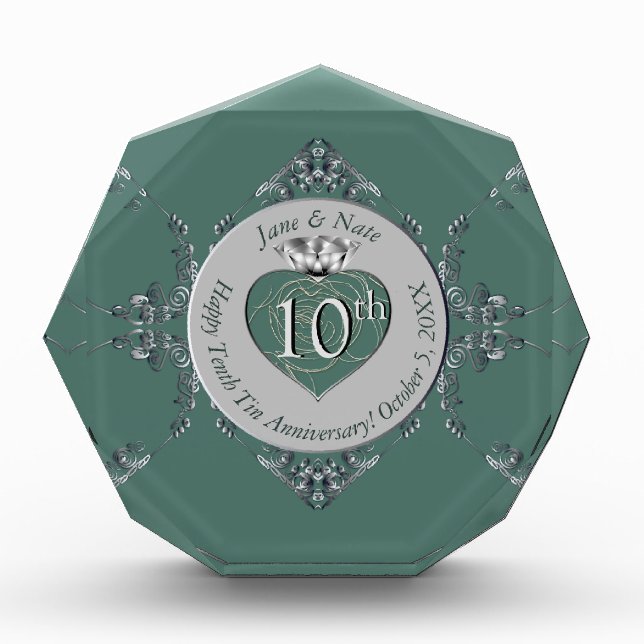 Bloque Para Fotos 10.º 11.20.25 Aniversario Boda (Anverso)