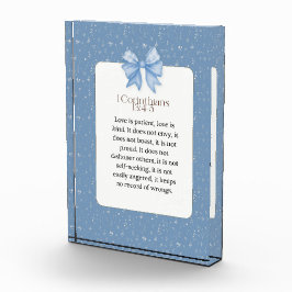 Bloque Para Fotos 1 corinthians 13 4 5, love is patient love is kind