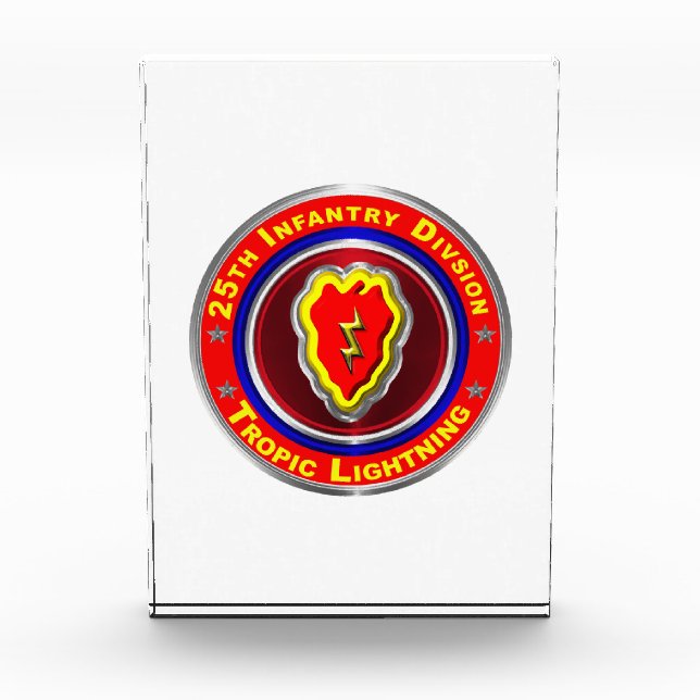 Bloque Para Fotos 25.ª División de Infantería "Relámpago Tropical" (Anverso)