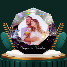 Bloque Para Fotos 25th Wedding Anniversary Elegant Diamond Design