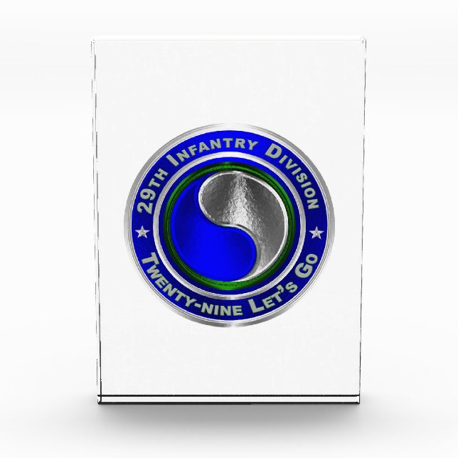 Bloque Para Fotos 29ª División de Infantería  (Anverso)