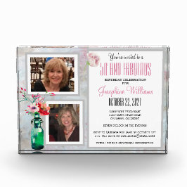 Bloque Para Fotos 50 y Fab KEEPSAKE 50 cumpleaños